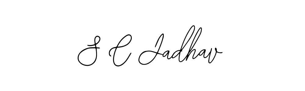 Design your own signature with our free online signature maker. With this signature software, you can create a handwritten (Bearetta-2O07w) signature for name S C Jadhav. S C Jadhav signature style 12 images and pictures png