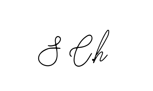 Also we have S C.h name is the best signature style. Create professional handwritten signature collection using Bearetta-2O07w autograph style. S C.h signature style 12 images and pictures png