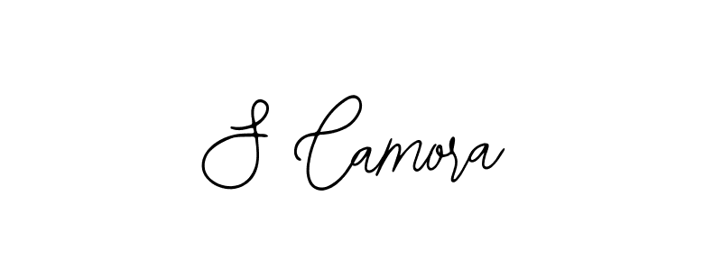 Create a beautiful signature design for name S Camora. With this signature (Bearetta-2O07w) fonts, you can make a handwritten signature for free. S Camora signature style 12 images and pictures png