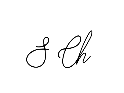 Design your own signature with our free online signature maker. With this signature software, you can create a handwritten (Bearetta-2O07w) signature for name S Ch. S Ch signature style 12 images and pictures png