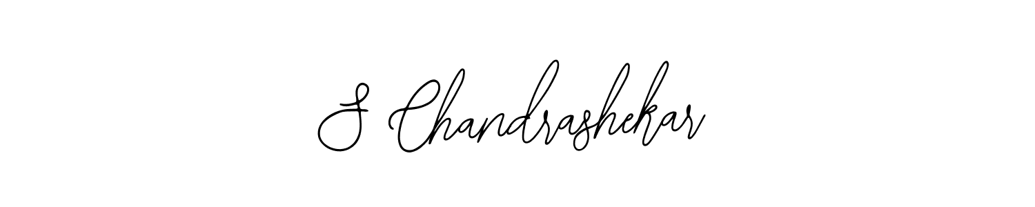 The best way (Bearetta-2O07w) to make a short signature is to pick only two or three words in your name. The name S Chandrashekar include a total of six letters. For converting this name. S Chandrashekar signature style 12 images and pictures png