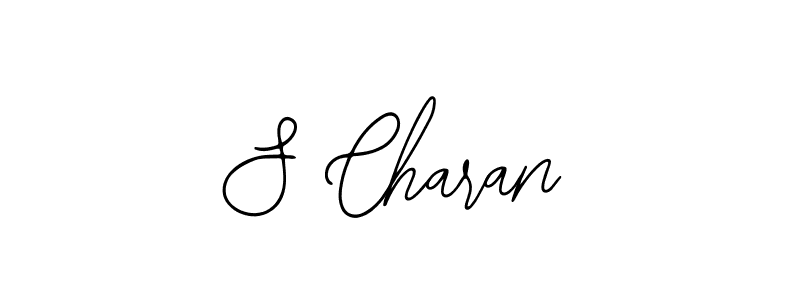 Create a beautiful signature design for name S Charan. With this signature (Bearetta-2O07w) fonts, you can make a handwritten signature for free. S Charan signature style 12 images and pictures png