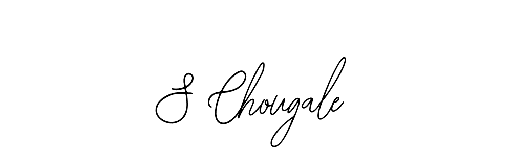 Design your own signature with our free online signature maker. With this signature software, you can create a handwritten (Bearetta-2O07w) signature for name S Chougale. S Chougale signature style 12 images and pictures png