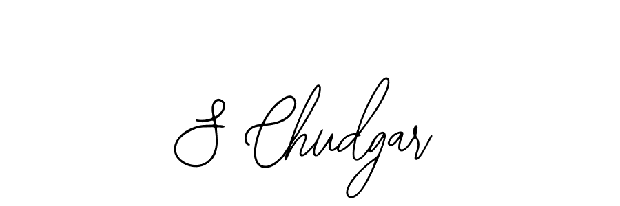 Create a beautiful signature design for name S Chudgar. With this signature (Bearetta-2O07w) fonts, you can make a handwritten signature for free. S Chudgar signature style 12 images and pictures png