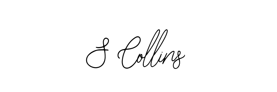 Make a beautiful signature design for name S Collins. With this signature (Bearetta-2O07w) style, you can create a handwritten signature for free. S Collins signature style 12 images and pictures png
