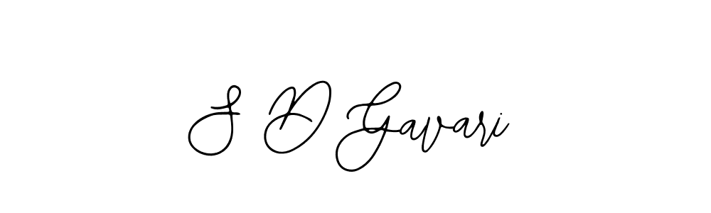 You should practise on your own different ways (Bearetta-2O07w) to write your name (S D Gavari) in signature. don't let someone else do it for you. S D Gavari signature style 12 images and pictures png