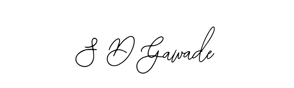 Create a beautiful signature design for name S D Gawade. With this signature (Bearetta-2O07w) fonts, you can make a handwritten signature for free. S D Gawade signature style 12 images and pictures png