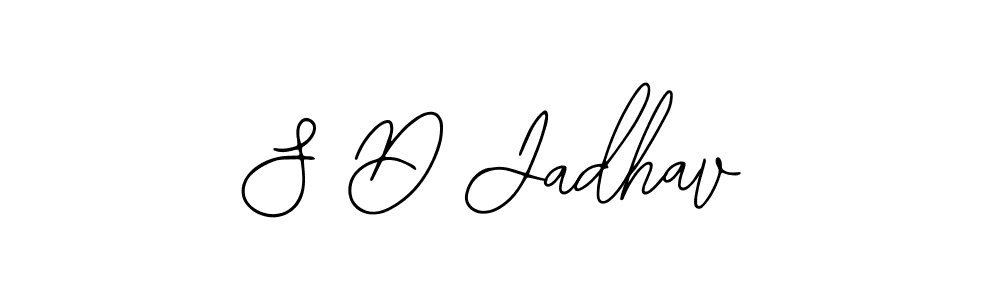 Make a beautiful signature design for name S D Jadhav. With this signature (Bearetta-2O07w) style, you can create a handwritten signature for free. S D Jadhav signature style 12 images and pictures png