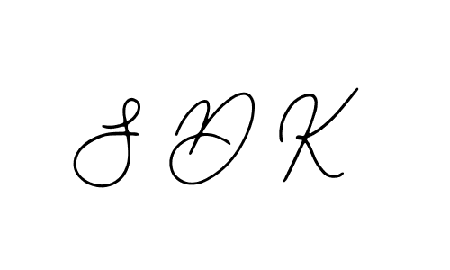 Design your own signature with our free online signature maker. With this signature software, you can create a handwritten (Bearetta-2O07w) signature for name S D K. S D K signature style 12 images and pictures png