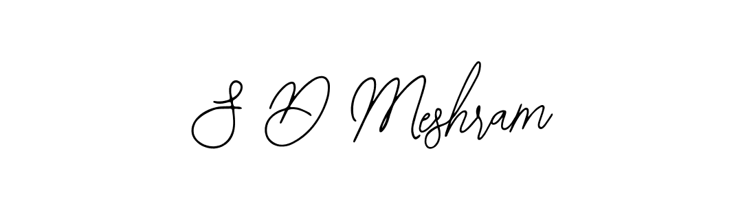 How to make S D Meshram signature? Bearetta-2O07w is a professional autograph style. Create handwritten signature for S D Meshram name. S D Meshram signature style 12 images and pictures png