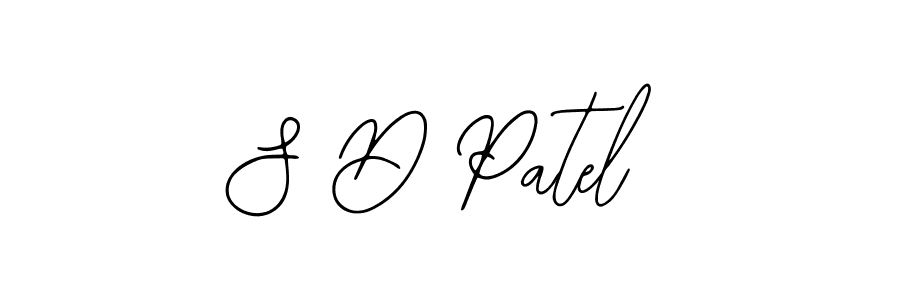 The best way (Bearetta-2O07w) to make a short signature is to pick only two or three words in your name. The name S D Patel include a total of six letters. For converting this name. S D Patel signature style 12 images and pictures png