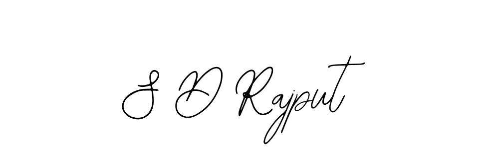 You should practise on your own different ways (Bearetta-2O07w) to write your name (S D Rajput) in signature. don't let someone else do it for you. S D Rajput signature style 12 images and pictures png