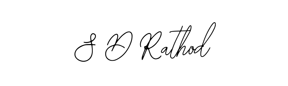How to make S D Rathod name signature. Use Bearetta-2O07w style for creating short signs online. This is the latest handwritten sign. S D Rathod signature style 12 images and pictures png