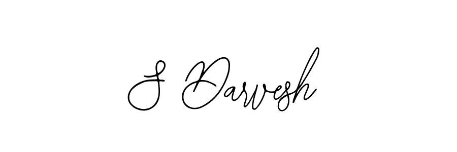 The best way (Bearetta-2O07w) to make a short signature is to pick only two or three words in your name. The name S Darvesh include a total of six letters. For converting this name. S Darvesh signature style 12 images and pictures png