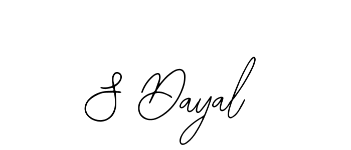 How to Draw S Dayal signature style? Bearetta-2O07w is a latest design signature styles for name S Dayal. S Dayal signature style 12 images and pictures png