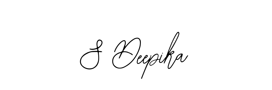How to make S Deepika signature? Bearetta-2O07w is a professional autograph style. Create handwritten signature for S Deepika name. S Deepika signature style 12 images and pictures png