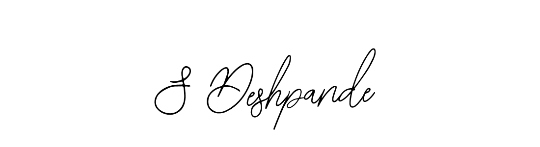 S Deshpande stylish signature style. Best Handwritten Sign (Bearetta-2O07w) for my name. Handwritten Signature Collection Ideas for my name S Deshpande. S Deshpande signature style 12 images and pictures png