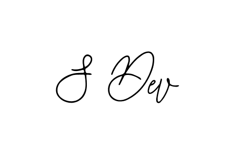 Use a signature maker to create a handwritten signature online. With this signature software, you can design (Bearetta-2O07w) your own signature for name S Dev. S Dev signature style 12 images and pictures png