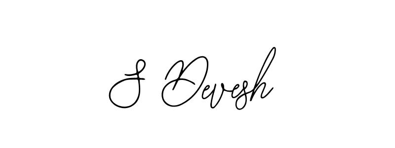 The best way (Bearetta-2O07w) to make a short signature is to pick only two or three words in your name. The name S Devesh include a total of six letters. For converting this name. S Devesh signature style 12 images and pictures png