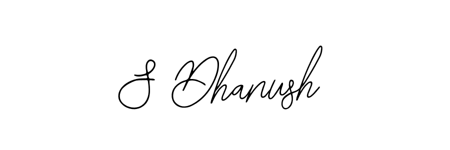 Also we have S Dhanush name is the best signature style. Create professional handwritten signature collection using Bearetta-2O07w autograph style. S Dhanush signature style 12 images and pictures png