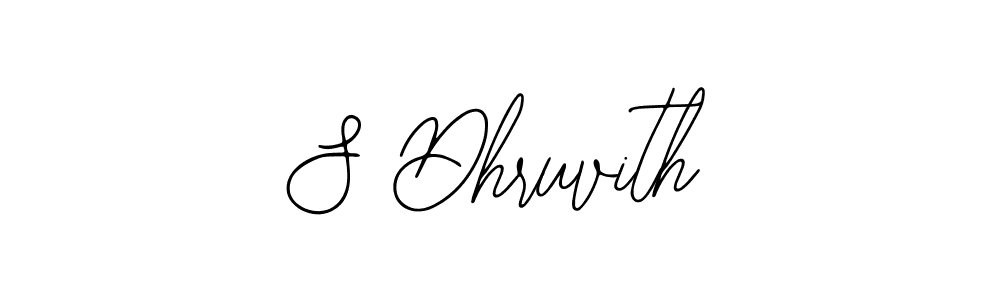Make a beautiful signature design for name S Dhruvith. With this signature (Bearetta-2O07w) style, you can create a handwritten signature for free. S Dhruvith signature style 12 images and pictures png