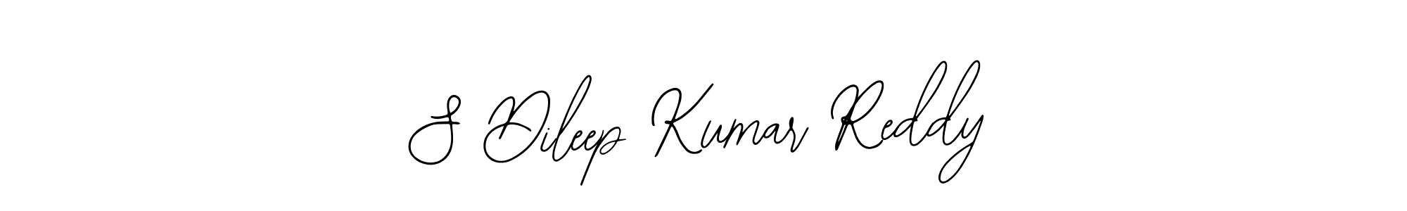 How to make S Dileep Kumar Reddy name signature. Use Bearetta-2O07w style for creating short signs online. This is the latest handwritten sign. S Dileep Kumar Reddy signature style 12 images and pictures png