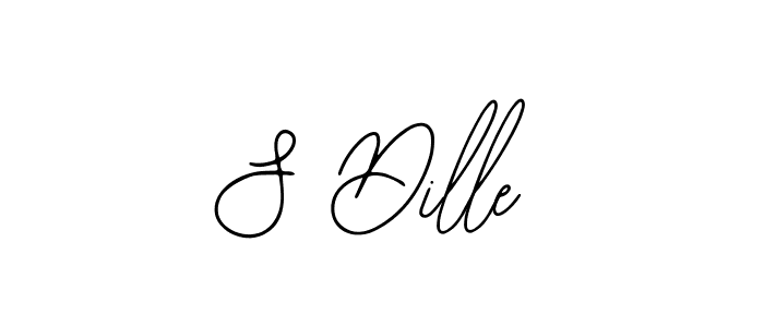 You should practise on your own different ways (Bearetta-2O07w) to write your name (S Dille) in signature. don't let someone else do it for you. S Dille signature style 12 images and pictures png