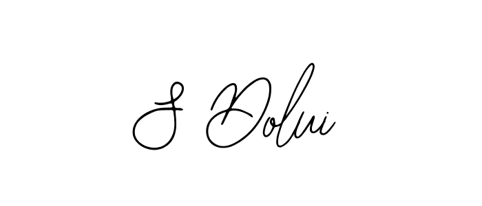 How to Draw S Dolui signature style? Bearetta-2O07w is a latest design signature styles for name S Dolui. S Dolui signature style 12 images and pictures png