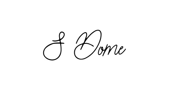 Use a signature maker to create a handwritten signature online. With this signature software, you can design (Bearetta-2O07w) your own signature for name S Dome. S Dome signature style 12 images and pictures png