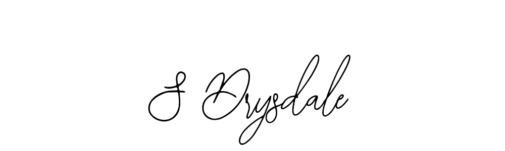 S Drysdale stylish signature style. Best Handwritten Sign (Bearetta-2O07w) for my name. Handwritten Signature Collection Ideas for my name S Drysdale. S Drysdale signature style 12 images and pictures png