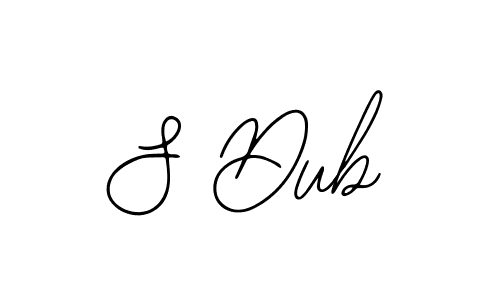 How to make S Dub name signature. Use Bearetta-2O07w style for creating short signs online. This is the latest handwritten sign. S Dub signature style 12 images and pictures png