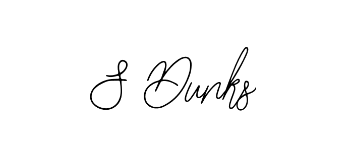 S Dunks stylish signature style. Best Handwritten Sign (Bearetta-2O07w) for my name. Handwritten Signature Collection Ideas for my name S Dunks. S Dunks signature style 12 images and pictures png