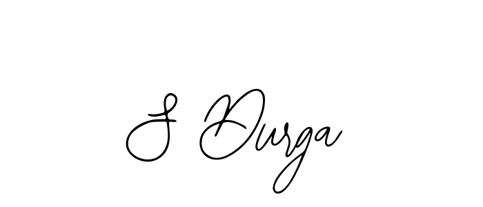 You should practise on your own different ways (Bearetta-2O07w) to write your name (S Durga) in signature. don't let someone else do it for you. S Durga signature style 12 images and pictures png