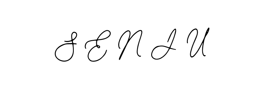 This is the best signature style for the S E N J U name. Also you like these signature font (Bearetta-2O07w). Mix name signature. S E N J U signature style 12 images and pictures png