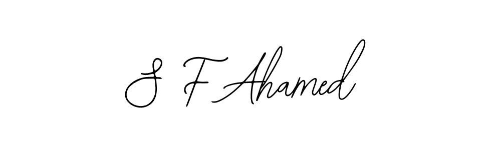 Make a beautiful signature design for name S F Ahamed. Use this online signature maker to create a handwritten signature for free. S F Ahamed signature style 12 images and pictures png