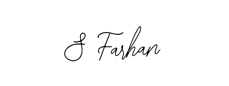 Also we have S Farhan name is the best signature style. Create professional handwritten signature collection using Bearetta-2O07w autograph style. S Farhan signature style 12 images and pictures png