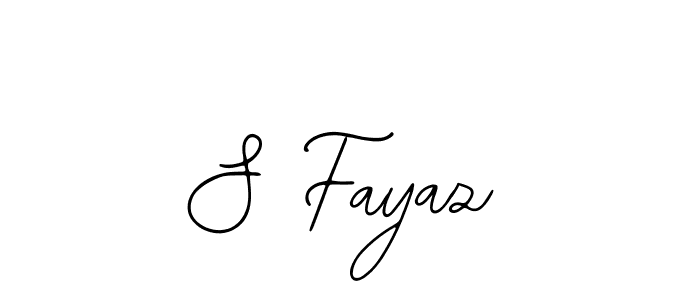 The best way (Bearetta-2O07w) to make a short signature is to pick only two or three words in your name. The name S Fayaz include a total of six letters. For converting this name. S Fayaz signature style 12 images and pictures png