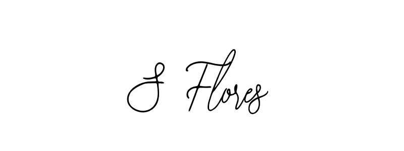 S Flores stylish signature style. Best Handwritten Sign (Bearetta-2O07w) for my name. Handwritten Signature Collection Ideas for my name S Flores. S Flores signature style 12 images and pictures png