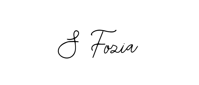 Make a beautiful signature design for name S Fozia. Use this online signature maker to create a handwritten signature for free. S Fozia signature style 12 images and pictures png