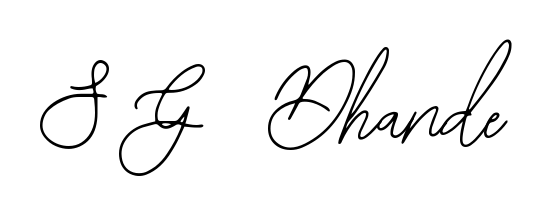 Achieve flawless digital penmanship with S G  Dhande name in Bearetta-2O07w font. The perfect tool for creating online signatures. S G  Dhande signature style 12 images and pictures png