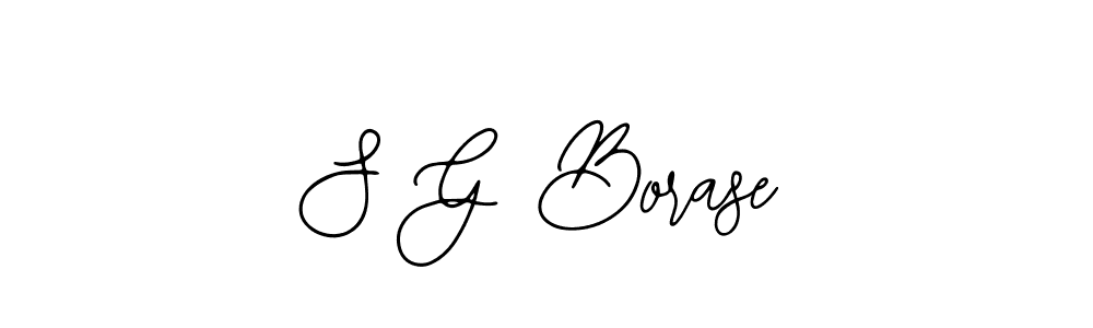 if you are searching for the best signature style for your name S G Borase. so please give up your signature search. here we have designed multiple signature styles  using Bearetta-2O07w. S G Borase signature style 12 images and pictures png