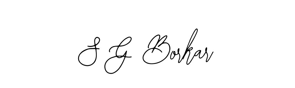 How to make S G Borkar signature? Bearetta-2O07w is a professional autograph style. Create handwritten signature for S G Borkar name. S G Borkar signature style 12 images and pictures png