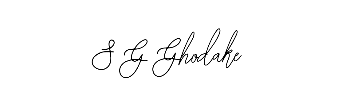 How to Draw S G Ghodake signature style? Bearetta-2O07w is a latest design signature styles for name S G Ghodake. S G Ghodake signature style 12 images and pictures png