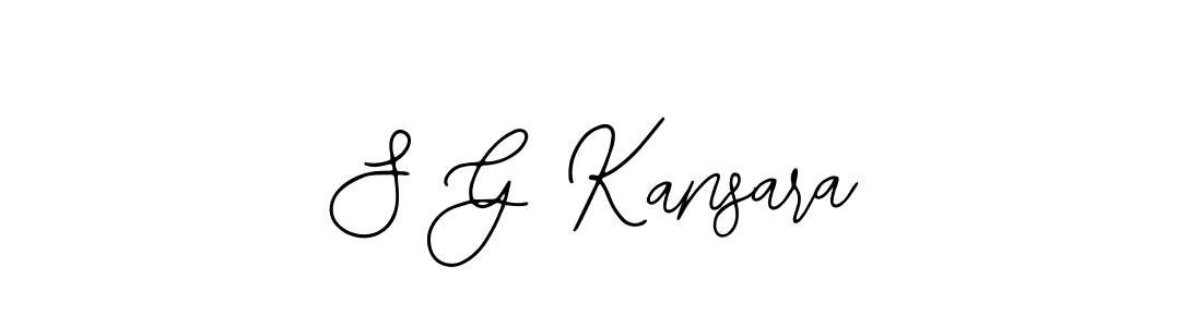 The best way (Bearetta-2O07w) to make a short signature is to pick only two or three words in your name. The name S G Kansara include a total of six letters. For converting this name. S G Kansara signature style 12 images and pictures png