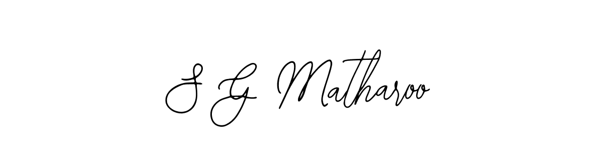 How to Draw S G Matharoo signature style? Bearetta-2O07w is a latest design signature styles for name S G Matharoo. S G Matharoo signature style 12 images and pictures png