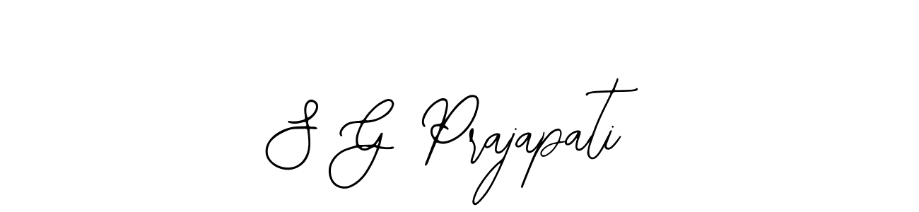 You can use this online signature creator to create a handwritten signature for the name S G Prajapati. This is the best online autograph maker. S G Prajapati signature style 12 images and pictures png