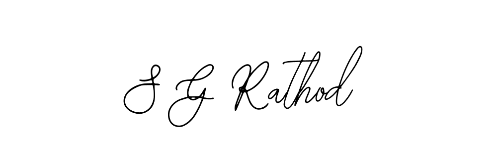 Also we have S G Rathod name is the best signature style. Create professional handwritten signature collection using Bearetta-2O07w autograph style. S G Rathod signature style 12 images and pictures png