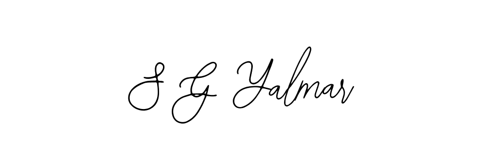 Make a beautiful signature design for name S G Yalmar. With this signature (Bearetta-2O07w) style, you can create a handwritten signature for free. S G Yalmar signature style 12 images and pictures png