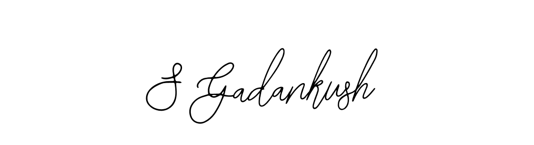 Similarly Bearetta-2O07w is the best handwritten signature design. Signature creator online .You can use it as an online autograph creator for name S Gadankush. S Gadankush signature style 12 images and pictures png