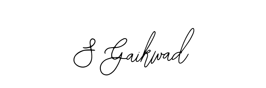 Bearetta-2O07w is a professional signature style that is perfect for those who want to add a touch of class to their signature. It is also a great choice for those who want to make their signature more unique. Get S Gaikwad name to fancy signature for free. S Gaikwad signature style 12 images and pictures png